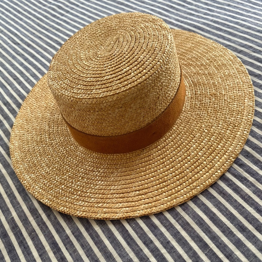 GIGI PIP Capri short brim boater straw hat